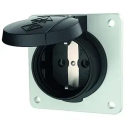 Mennekes 11312F SCHUKO schwarz 16A2p+E 230V IP54