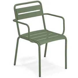 Emu Star Stapelsessel 58 x 58 x 81 cm militärgrün