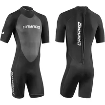Camaro Neoprenanzug Shorty Schwarz 6XL