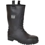 PORTWEST Neptune Rigger Sicherheitsstiefel S5 CI, Größe: 40, Farbe: Schwarz, FW75BKR40