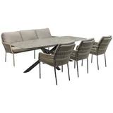 LC Garden Como 3-Sitzer  Grau