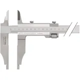 tecwerk Werkstattmessschieber DIN 862 300 mm mit Messerspitzen Schnabellänge 90 mm