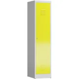 Classix Spind 180x41,5x50 cm lichtgrau/zinkgelb
