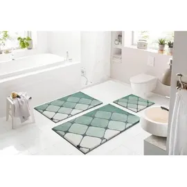 GRUND Badteppich Shanga Grün 100 x 60 cm