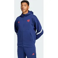 Adidas Frankreich Travel Z.N.E. Zip-Hoodie Dark Blue 2XS