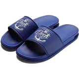 Dock13 Unisex-Erwachsene Badelatschen/Hausschuhe ?Wismar? Blau 47 - 47 EU