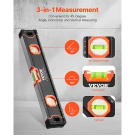 Vevor Wasserwaage 6er-Set 200/120/80/60/40/25 cm