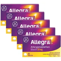 Allegra Fünferpack 5X20 St