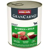 Animonda GranCarno Adult 6 x 800 g - Hirsch & Äpfel