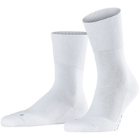 Falke Unisex Socken Run Freizeitsocken, unifarben Weiß 37-38