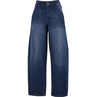 URBAN CLASSICS Tapered Baggy Jeans New Dark Blue Washed