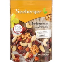 Seeberger Studentenfutter 5er Pack: Klassische Nuss-Frucht-Mischung aus Haselnusskernen, Mandeln, Walnüssen & Cashewkernen, mit Rosinen - reich an Vitamin E, vegan (5 x 150 g)