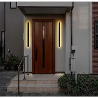 V-Tac Moderne LED-Wandleuchten - IP65 - Schwarzes Gehäuse -