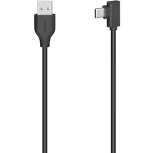 Hama USB-C-Kabel, USB-C-Stecker auf USB-A-Stecker, 90°, USB 2.0, 480 Mbit/s, 0,75 m