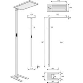 LEDVANCE FSCOMPSNEUV88W840 Grau