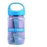 Cyrank Cooling Towel, Ice Towel für Fitness Guys, Microfiber Towel, Stay Cool (Blau)
