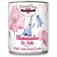 HerzensHund Blumenzauber Bio-Huhn 6 x 800 g