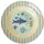 Rice Tiefer Teller Ocean Print 20 cm blau