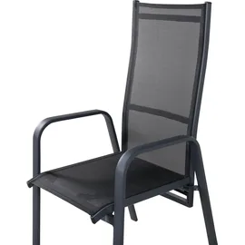VCM Copacabana Gartenstuhl 2er Set 0 x 0 x 0 cm schwarz