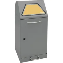 stumpf metall Sortsystem Modul Vario 60 graualu struktur Innenbehälter 60 Liter Trethebel