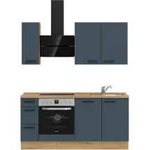 Nobilia Küchenzeile Easytouch II 180 cm blau