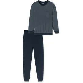 SCHIESSER Pyjama Comfort Essentials Blau XL