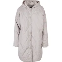URBAN CLASSICS Oversized Diamond Quilted Mantel Warm Grey S