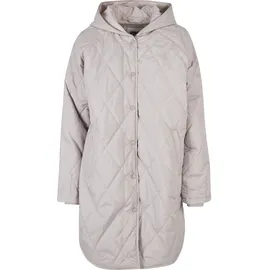 URBAN CLASSICS Oversized Diamond Quilted Mantel Warm Grey S