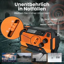 Extralink Kurbelradio orange