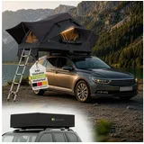 Juskys Autodachzelt Lago 120 x 210 cm Schwarz