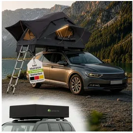 Juskys Autodachzelt Lago 120 x 210 cm Schwarz