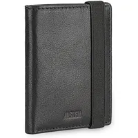 JASLEN - Geldbörse Herren Leder - Herren Geldbörsen Leder mit RFID Schutz - Geldbörse Herren Klein - Geldbeutel Herren Leder - Geldbörse Herren. Geldbeutel, Black-Tan
