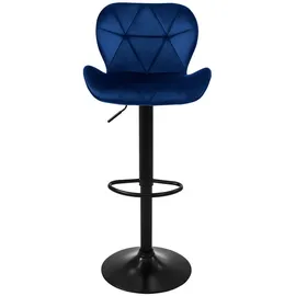 ML-Design Barhocker 2er Set 41 x 110 x 47 cm Blau