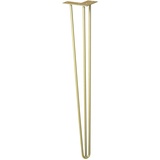 Wagner System Möbelfuß Hairpinlegs Stahl Höhe: 71 cm, gold