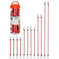 Relaxdays Spanngummi mit Haken, in 4 Größen von 35-100