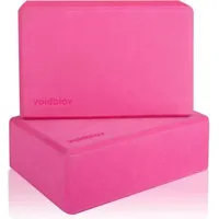 luxuskollektion Yoga Blöcke 2er Set 9x6x3 EVA Schaumstoff rutschfest Pink