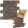Dalsys Wandpaneel Dalsys Braun 11 St. 30,1 x 26,4 cm