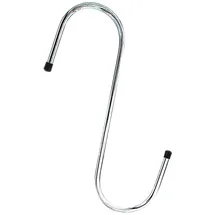 GAH Alberts Alberts 802288 S-Haken | galvanisch blau verzinkt | Gesamthöhe 180 mm | Rundstahl Ø6 mm