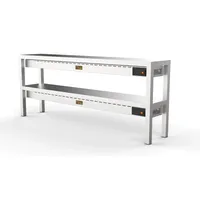 CombiSteel Aufsatzbord keramisch beheizt 2 stufig 1800 10 heaters of 250w