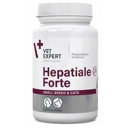 VETEXPERT Hepatiale Forte Kleine Rassen & Katzen 40 Kapseln.