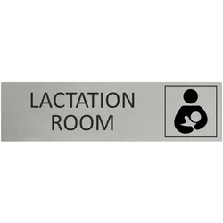 CombiCraft Aluminium Türschild Lactation Room 165x45mm mit 3M-Tape
