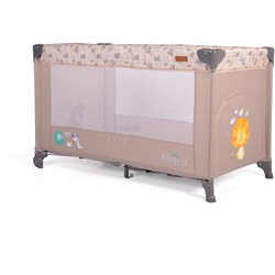 Cangaroo Reisebett Africa Laufstall Seiteneingang Matratze Sichtfenster Tasche beige