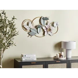 Beliani Beliani, Wanddeko, Thorium Metall 44 cm Bunt