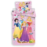 Disney Prinzessinnen Baumwolle Mehrfarbig 140 x 200 cm + 70 x 90 cm
