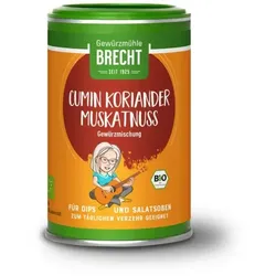 Brecht Cumin Koriander Muskatnuss in Dose bio