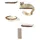 Silvio Design Katzen Kletterwand 6-teilig beige-braun