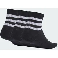 Adidas 3-Streifen Cushioned Sportswear Low-Cut Socken 3 Paar Black / White 34-36