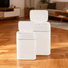 ideoon home Premium Sensor Mülleimer 12 l Weiss