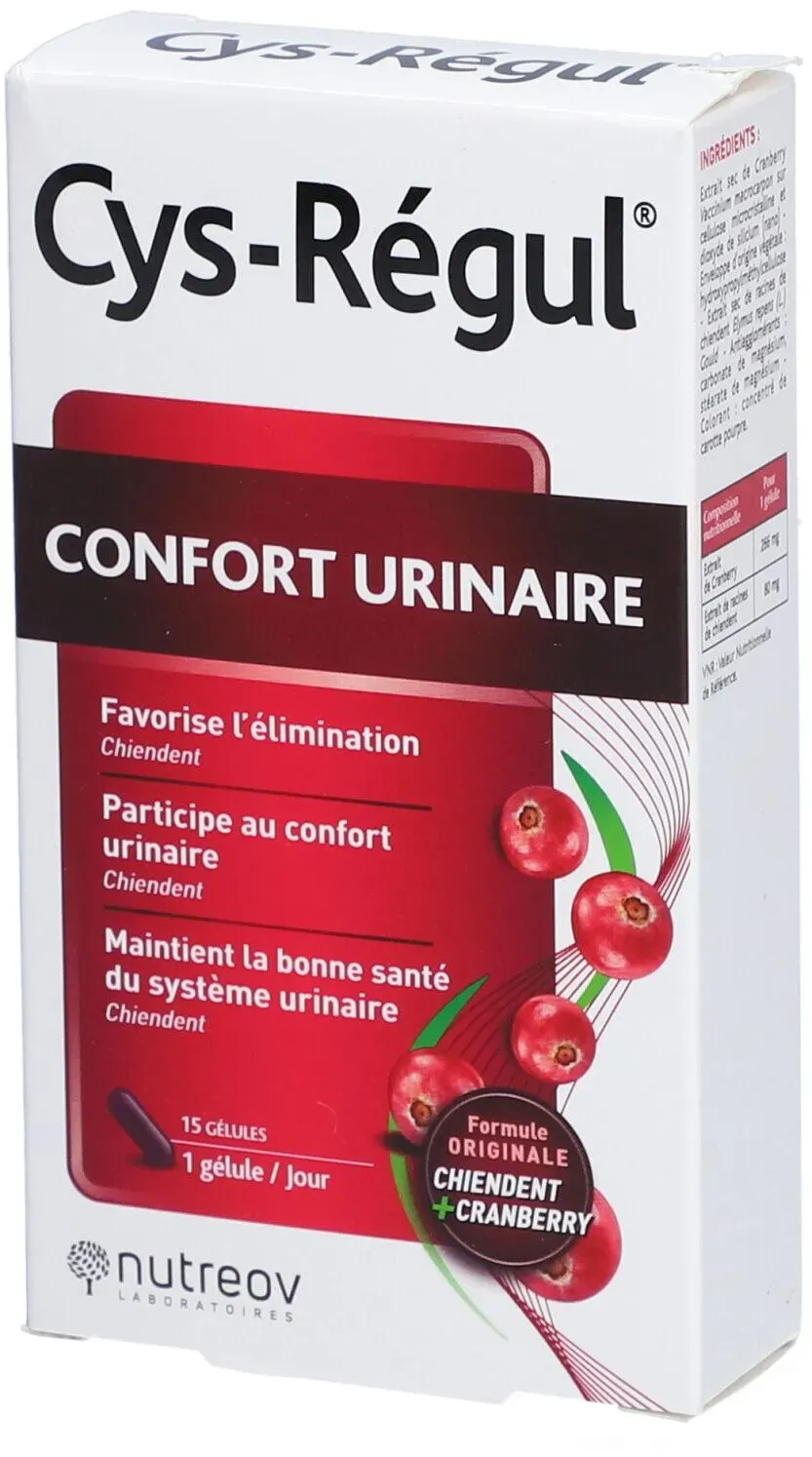 CYS-RÉGUL CONFORT URINAIRE - Gélule, complément alimentaire pour le confort urinaire. - b 15 capsule(s)