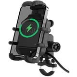 HILLAR GPS-Navigationshalterung Für 4,0''-7,0'' Handys Motorrad Fahrrad Telefon Halter Mit USB QC3.0 Schnelle Lade Drahtlose Ladegerät Handyhalterung Motorrad (Größe : Handlebar Charging)